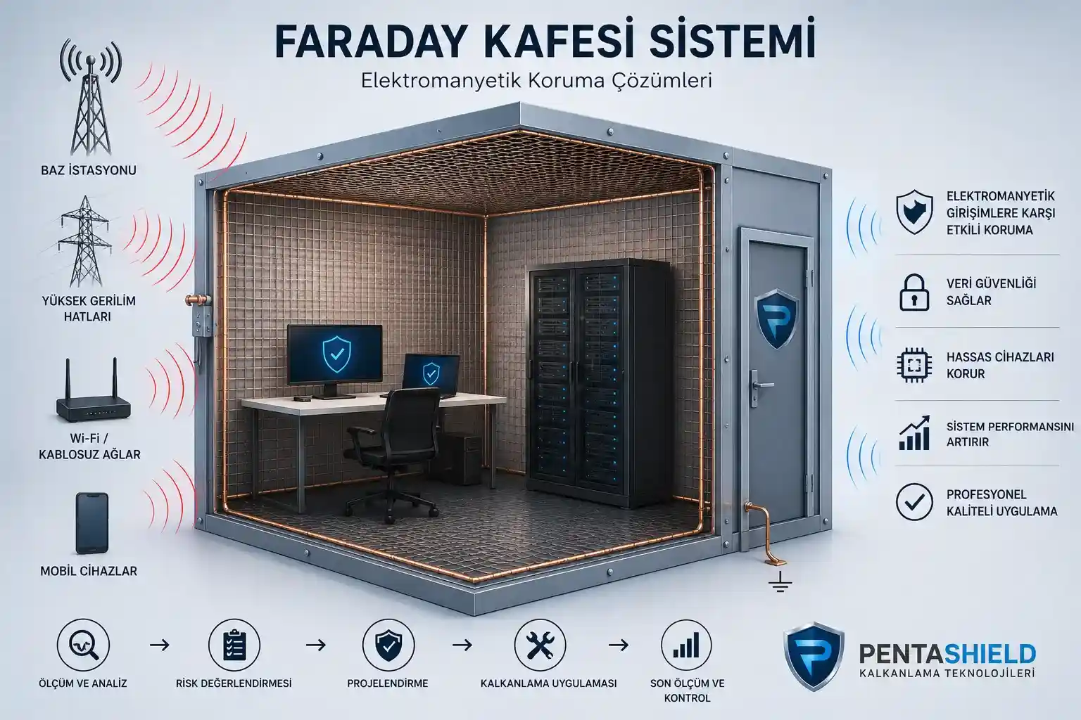 Faraday Kafesi Sistemi Nedir ve Hangi Alanlarda Kullanılır?